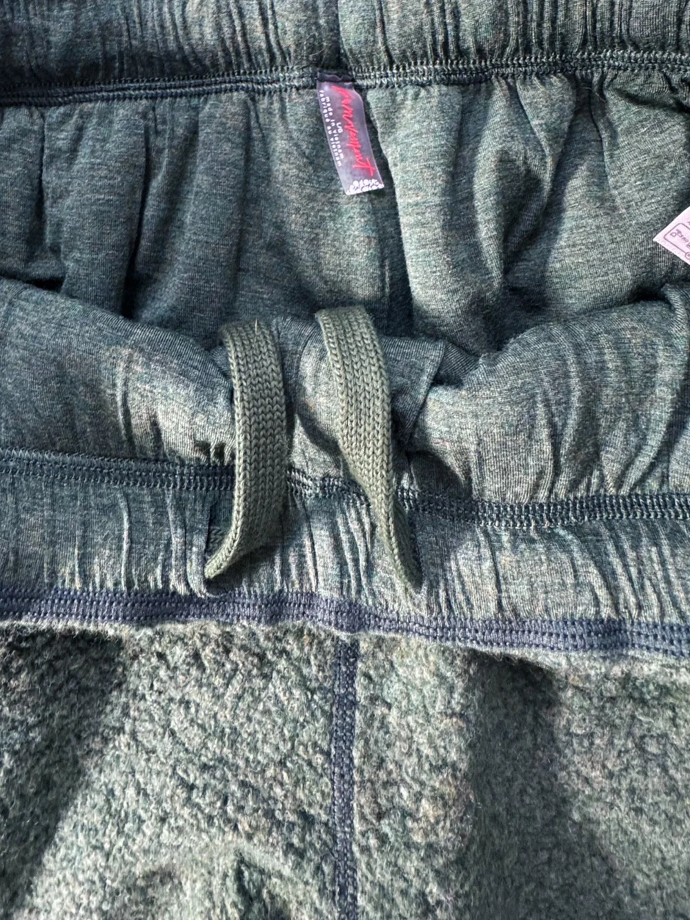 Free People Highlands Oversized Hoodie Tunic with Wool Joggers in Olive | NWT